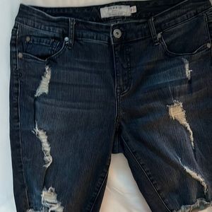 Torrid denim shorts 10 inch in length